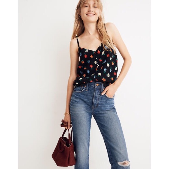 Madewell Tops - MADEWELL | 4 |Button-Down Cami in Pressed Flowers